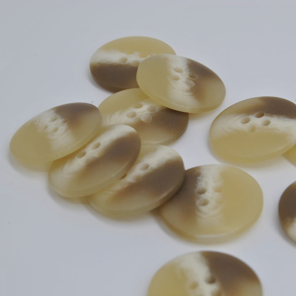 Button - Mottled ‘Olive’ – 21mm